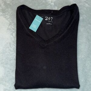 Maurices 24/7 Women's Classic Black Long Sleeve Sweater